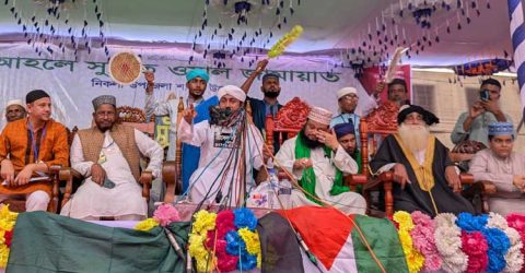 নিকলীতে সুন্নী কনফারেন্সে দেশসেরা আলেমদের উপস্থিতি