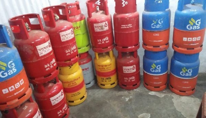 ১২ কেজি সিলিন্ডার গ্যাসের  নতুন দাম নির্ধারণ