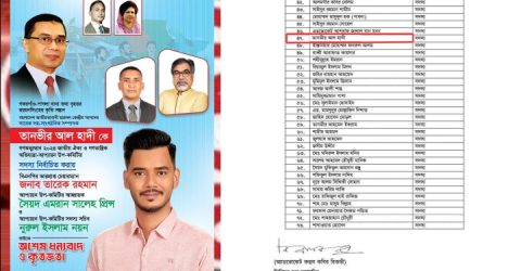 গফরগাঁওয়ের কৃতি সন্তান তানভীর আল হাদীকে গণঅভ্যুত্থান ২০২৪ আপ্যায়ন উপ-কমিটির সদস্য নির্বাচিত