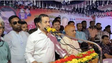 নান্দাইলে চাঁদাবাজ, সন্ত্রাসী কার্যক্রমের বিরুদ্ধে জিহাদ ঘোষনা করলাম। ইয়াঁসের খান চৌধুরী