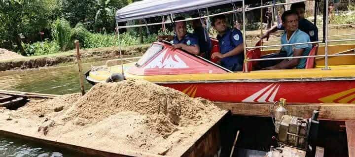 তাহিরপুরে অবৈধ বালু উত্তোলনে ৫ জনের বিনাশ্রম কারাদণ্ড, মাছ শিকারে ১ জনের জরিমানা