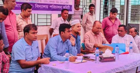 তাহিরপুরে নবাগত ইউএনও মেহেদী হাসান মানিকের সাথে মতবিনিময়
