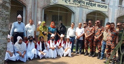 নান্দাইলে আন্তর্জাতিক দুর্যোগ প্রশমন দিবস-২০২৫ উদযাপনে – মহড়া ও র‍্যালি 