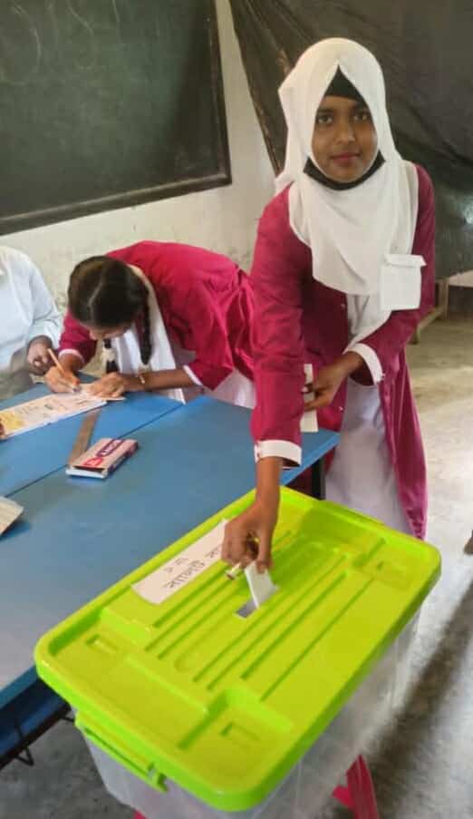 নান্দাইলে সমূর্ত্ত জাহান মহিলা কলেজে ছাত্রী সংসদ নির্বাচন সম্পন্ন। 