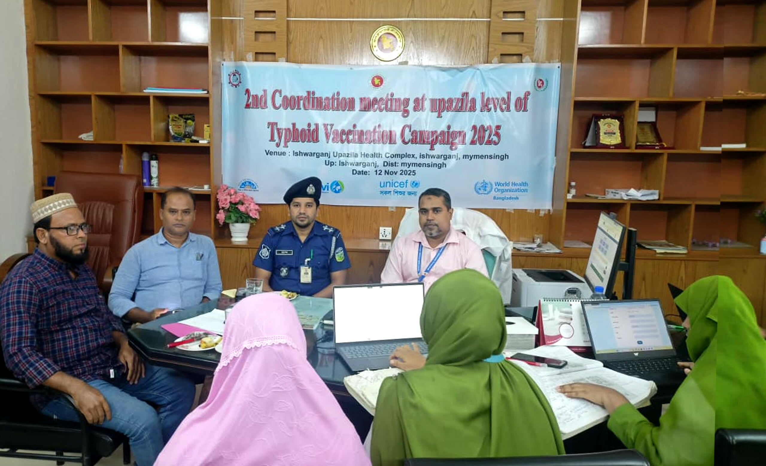 ঈশ্বরগঞ্জে জাতীয় টাইফয়েড টিকাদান ক্যাম্পেইন সফলতার দ্বারপ্রান্তে