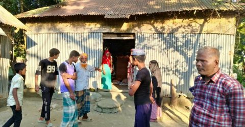 ঈশ্বরগঞ্জে মৃত্যুশয্যায় বড় ভাইকে দেখতে এসে হামলার শিকার