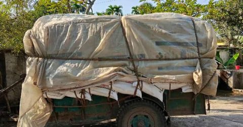 নান্দাইলে সাব-ডিলারের গোপন সার বিক্রয় ট্রলি সহ আটক। 