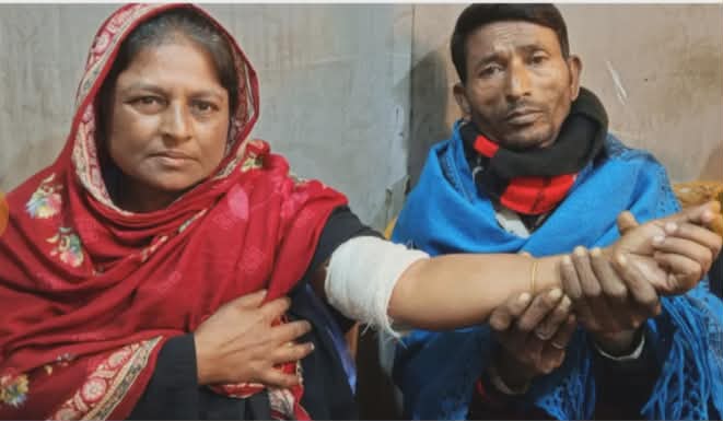 ঈশ্বরগঞ্জে সন্তানের হুমকিতে বাড়ি ছাড়া মা-বাবা