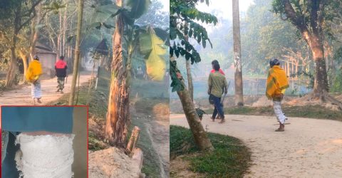 ঈশ্বরগঞ্জে বাড়িতে ঢুকে কিশোরী ও তরুণীকে কুপিয়ে জখম
