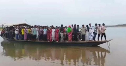 তাহিরপুরে যাদুকাটা নদীতে খেয়া ডুবে শিশু সুফিয়ার ঈদে বেড়ানো হলো না নানা বাড়ি