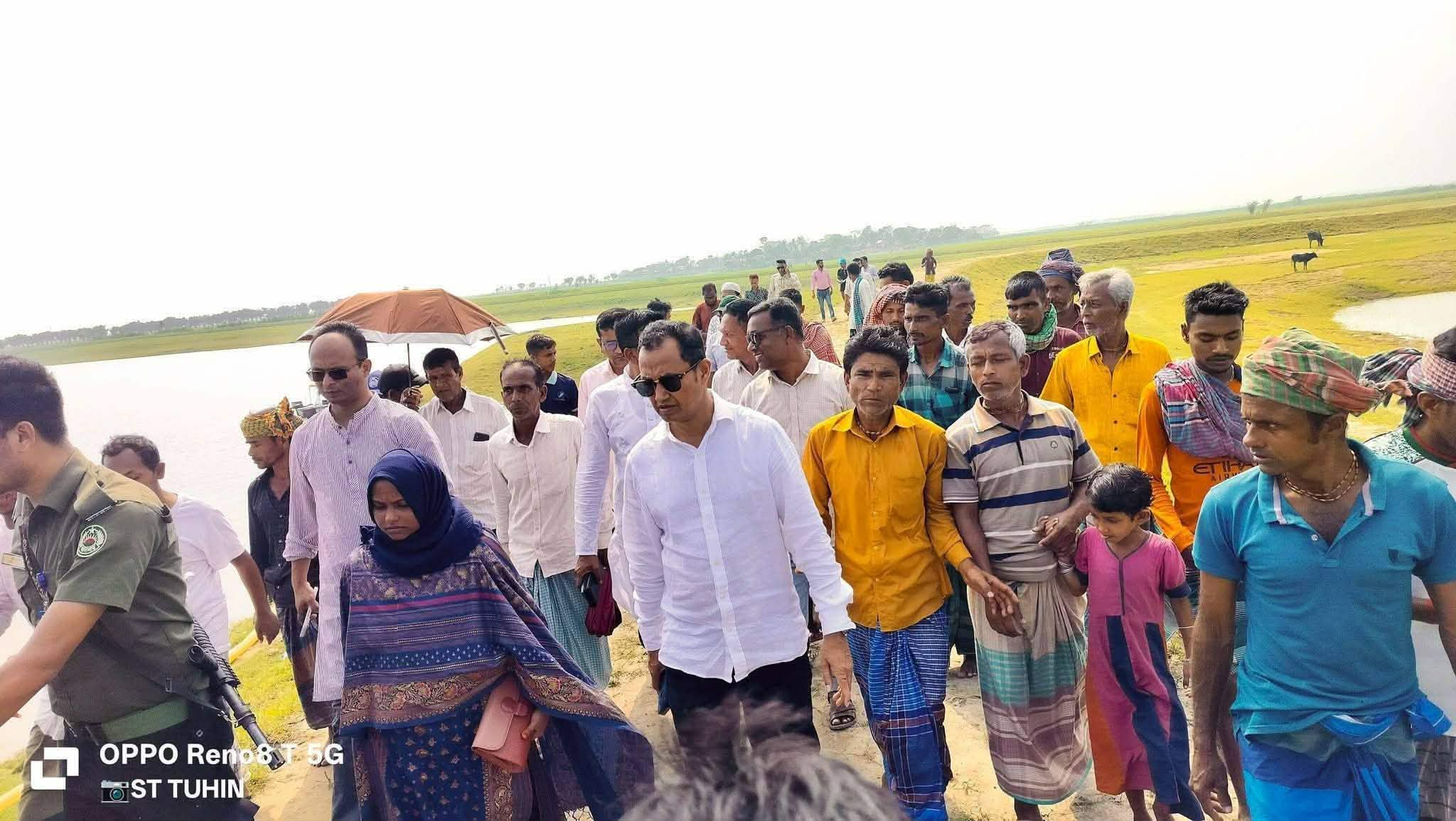 জামালগঞ্জে হাওরের জলাবদ্ধতা নিরসনে এমপি কামরুলজ্জামানের তাৎক্ষণিক আর্থিক সহায়তা