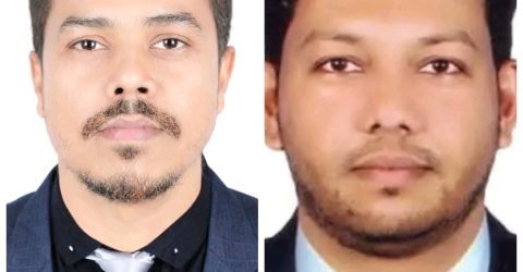 বাংলাদেশ প্রবাসী অধিকার পরিষদের দুবাই শাখার সভাপতি এনামুল হক রাজ, সাধারণ সম্পাদক মামুন চৌধুরী