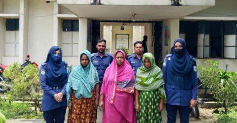 তাহিরপুরে ৭ কেজি গাঁজা ও নগদ ২ লাখ টাকাসহ ৩ নারী আটক