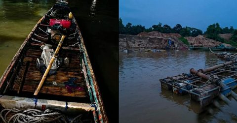 যাদুকাটায় অবৈধ বালু উত্তোলন: তাহিরপুরে ৪ জনের কারাদণ্ড, ড্রেজার ও নৌকা জব্দ