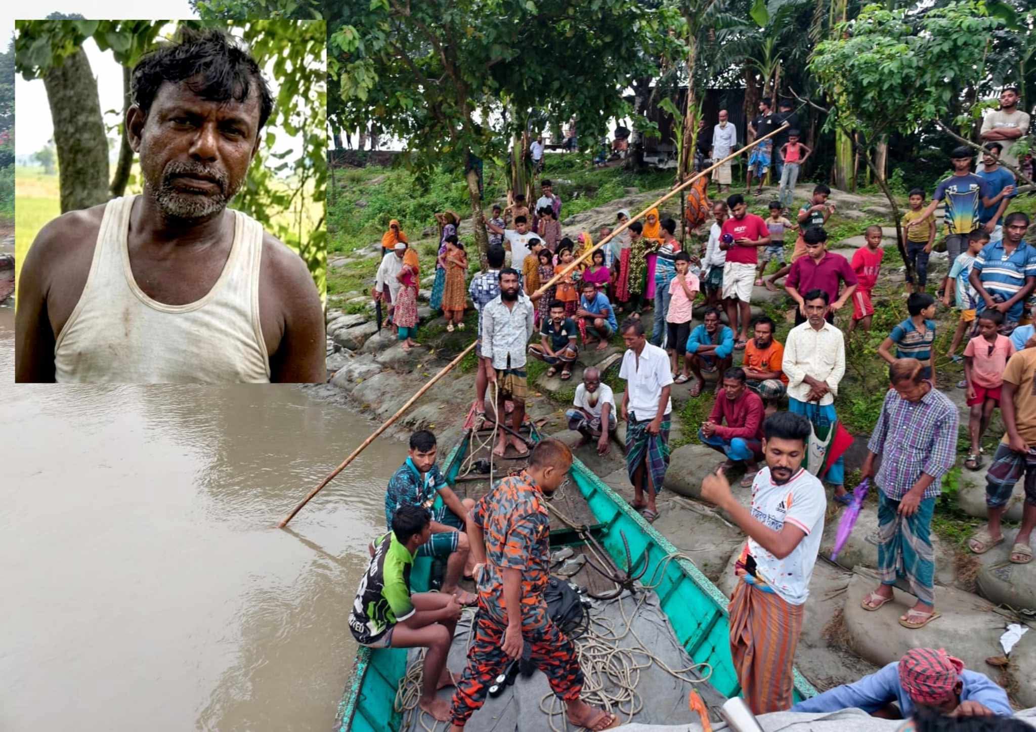 ব্রহ্মপুত্র নদে নিখোঁজ কৃষকের সন্ধান মেলেনি, উদ্ধার অভিযান স্থগিত